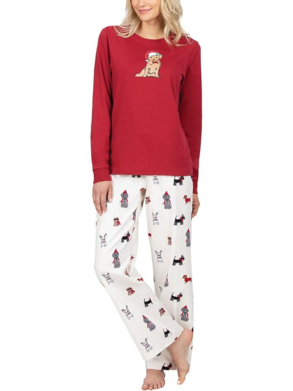 Cozy Flannel Pajama Set for Women - Soft Sleepwear, Cute & Comfy PJ Set